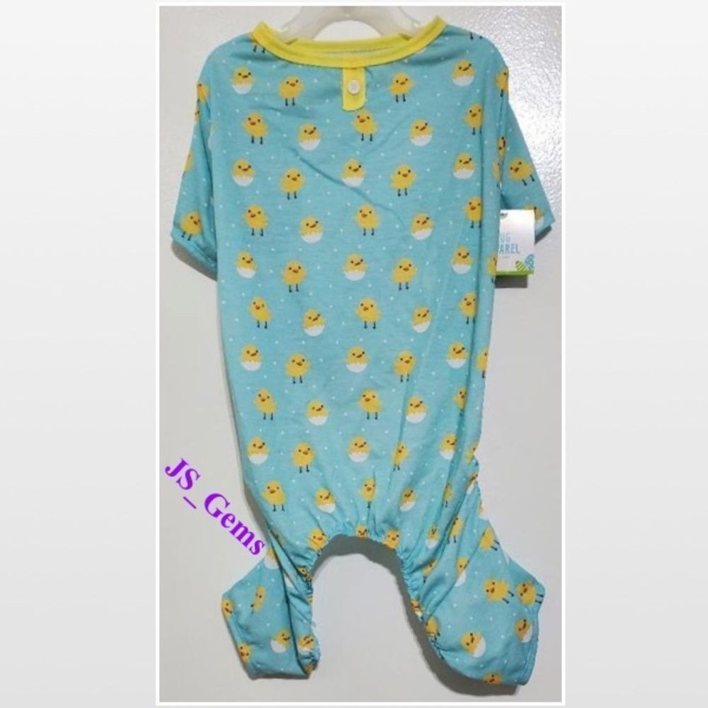 NWOT Dog Blue Pet Cloths With Chicks